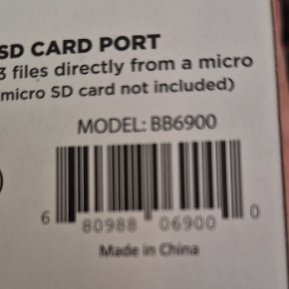 Billboard Bluetooth Speaker with LED Lights - Black and Pink - Picture 3 of 3